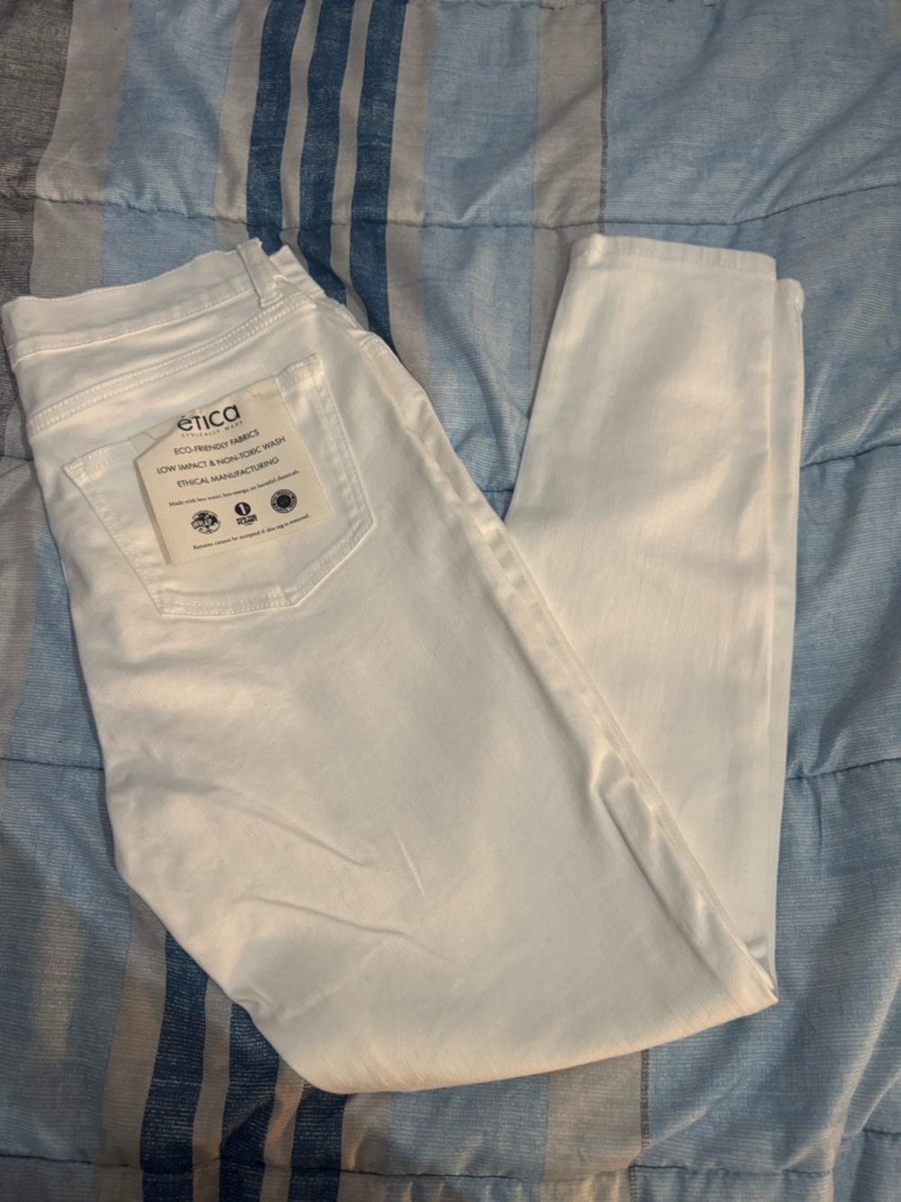Etica Women’s White Skinny Jeans